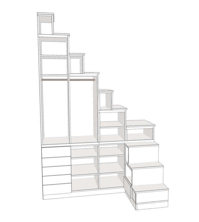 Dressing Meuble Escalier