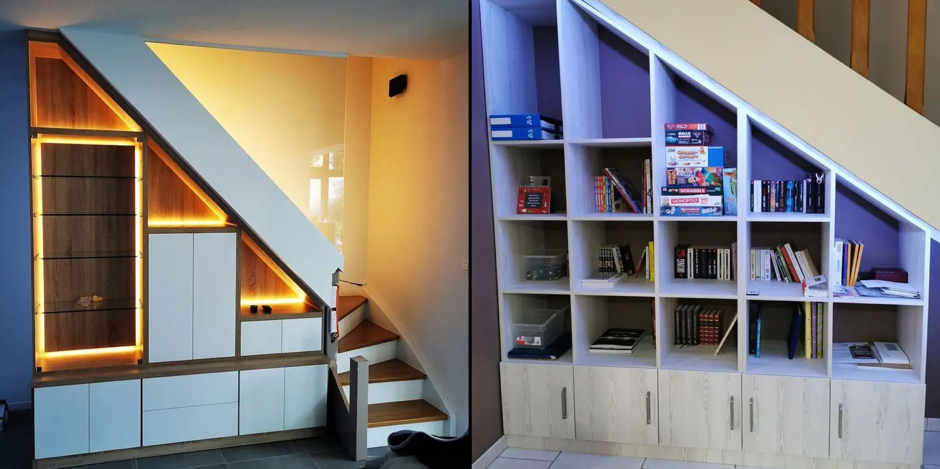 Bibliotheque Sous Escalier