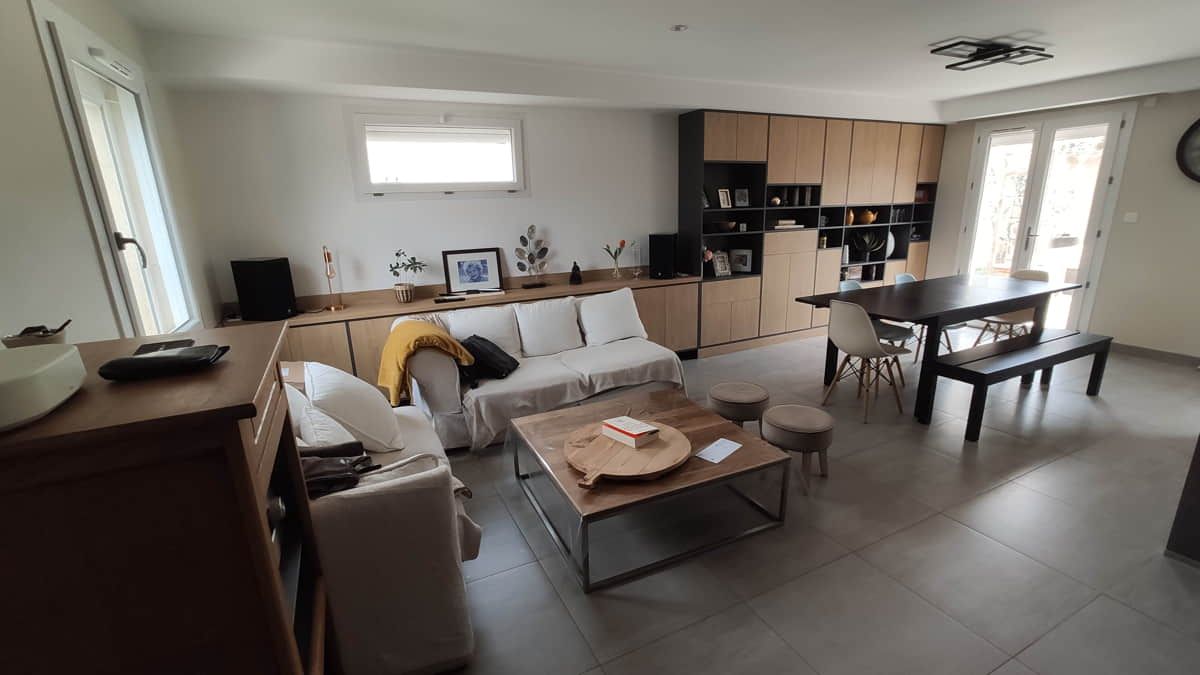 Un aménagement complet sur mesure pour votre salon