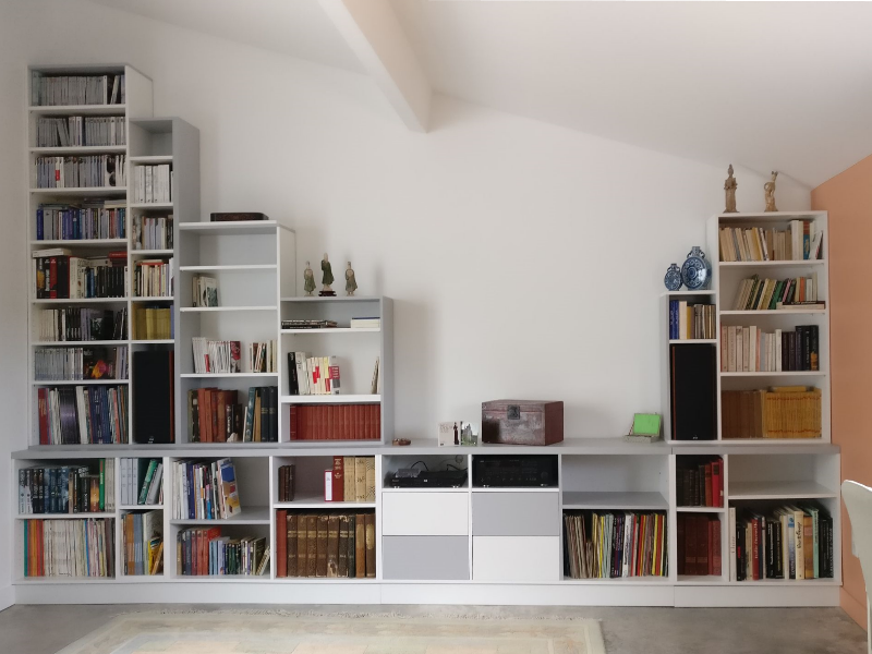 Muebles a alturas variables a medida: una infinidad de posibilidades