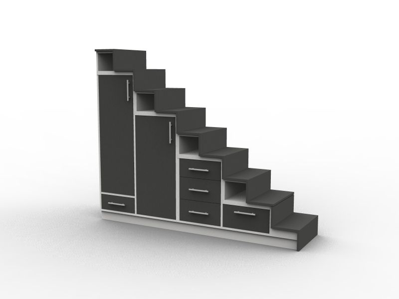 El mueble-escalera: 2 en 1