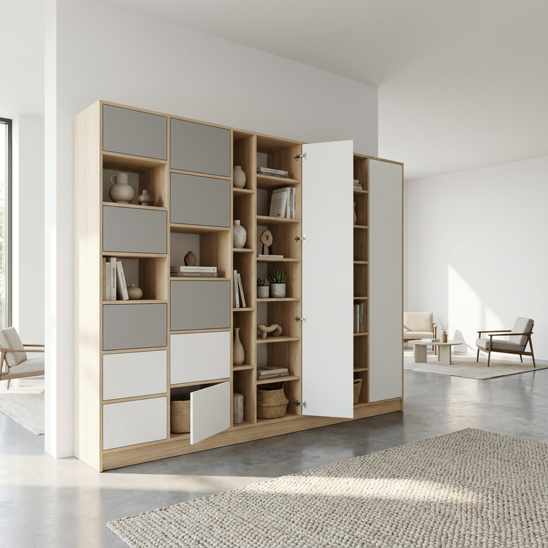 Bibliotheque sur mesure design