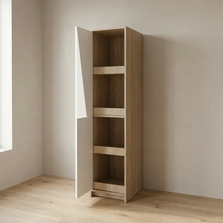 Colonne rangement bouteille sur-mesure
