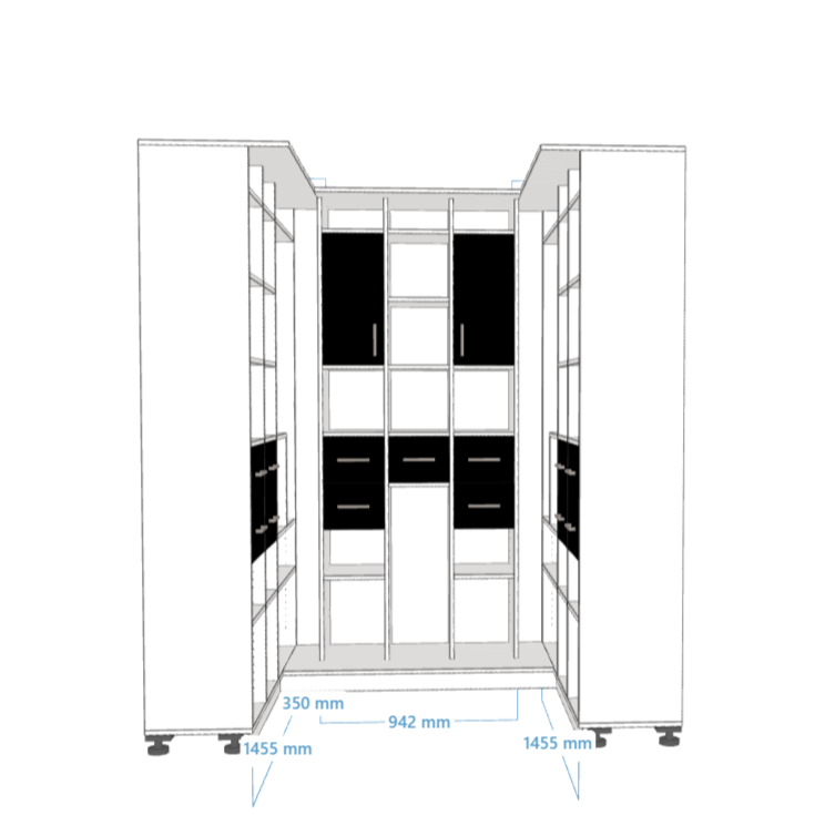 Dressing En U Complet Sur Mesure À Configurer