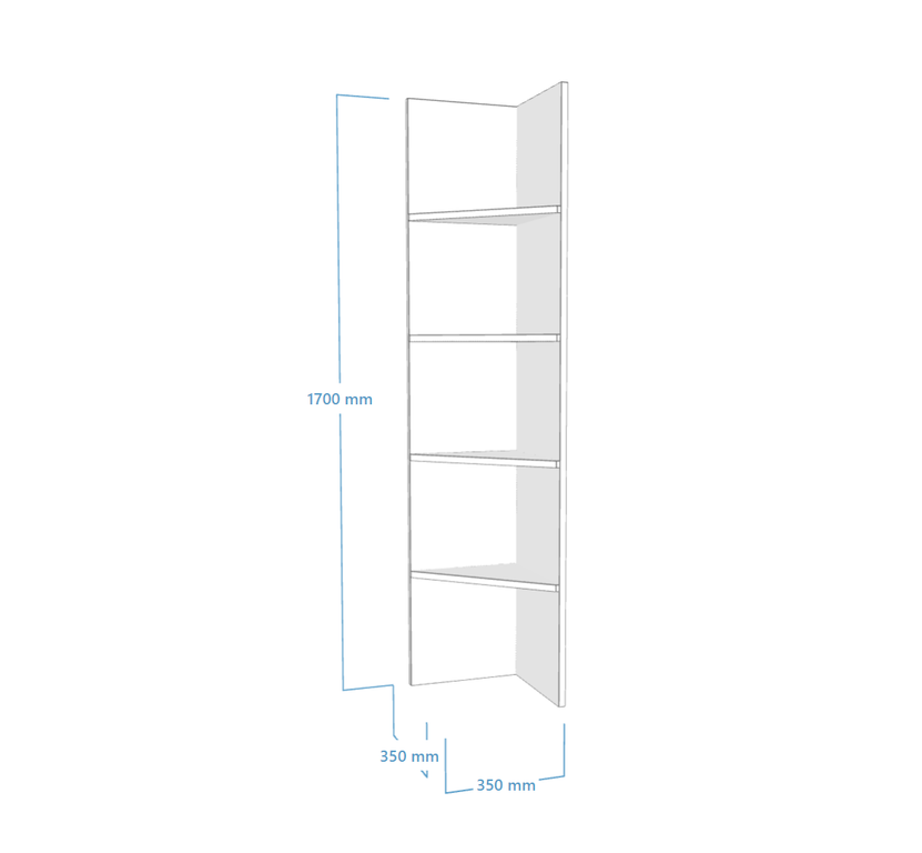 Étagère D'angle 3 D