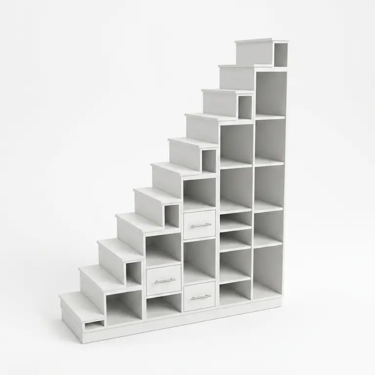 Meuble escalier cube sens à gauche