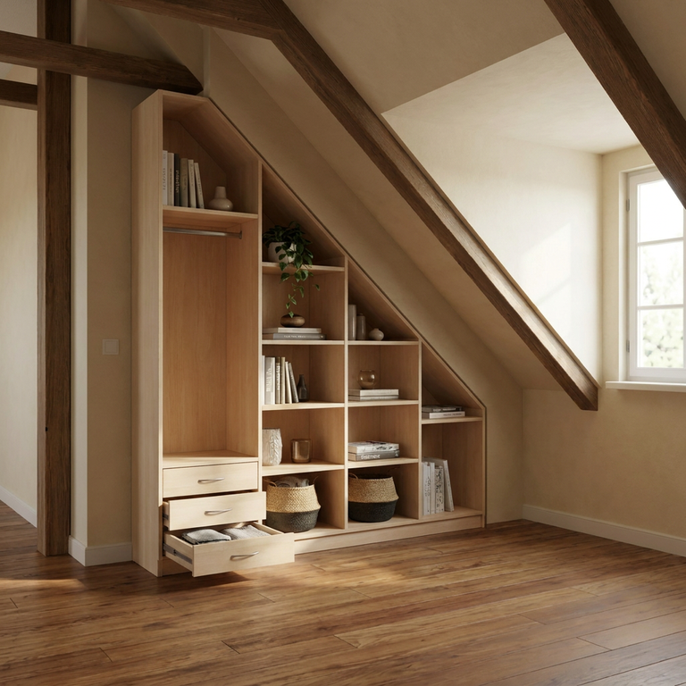 Dressing sous un escalier