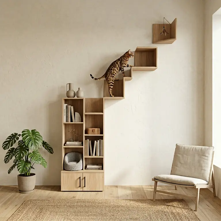 Bibliothèque Arbre À Chat (1)