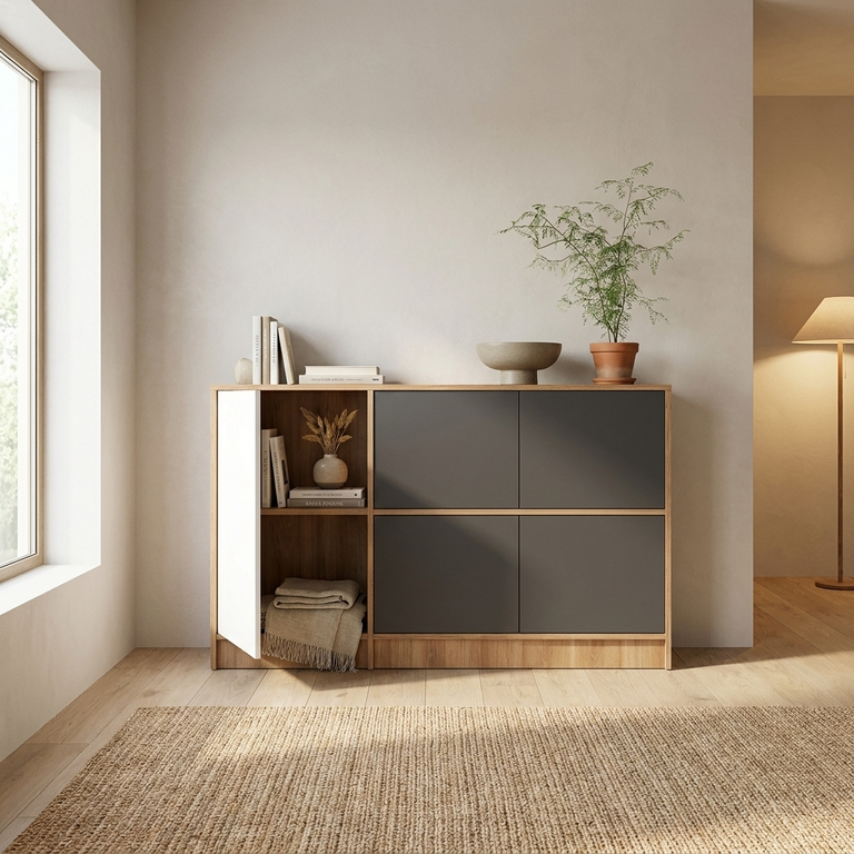 Buffet design modulable avec ouverture push