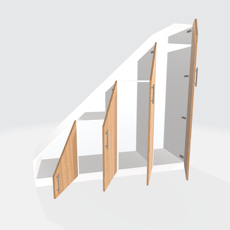 Dressing sous escalier chambre mezzanine