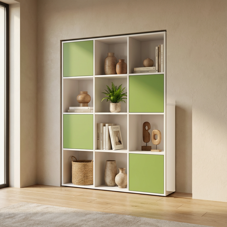 Bibliothèque case sur mesure