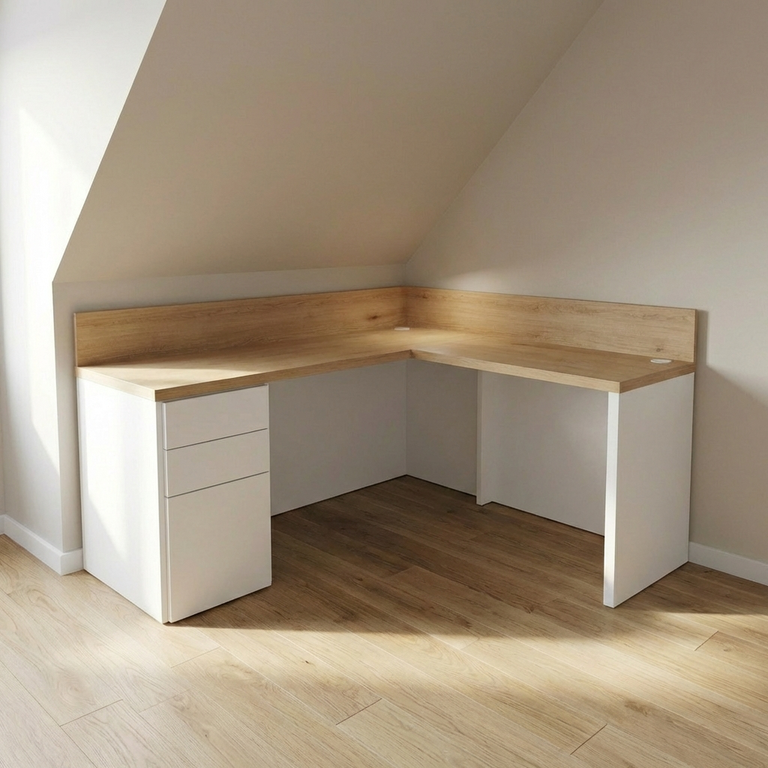Bureau en angle sur mesure
