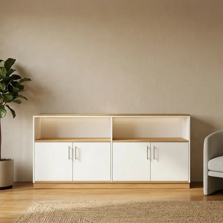 Meuble bas avec porte sur-mesure
