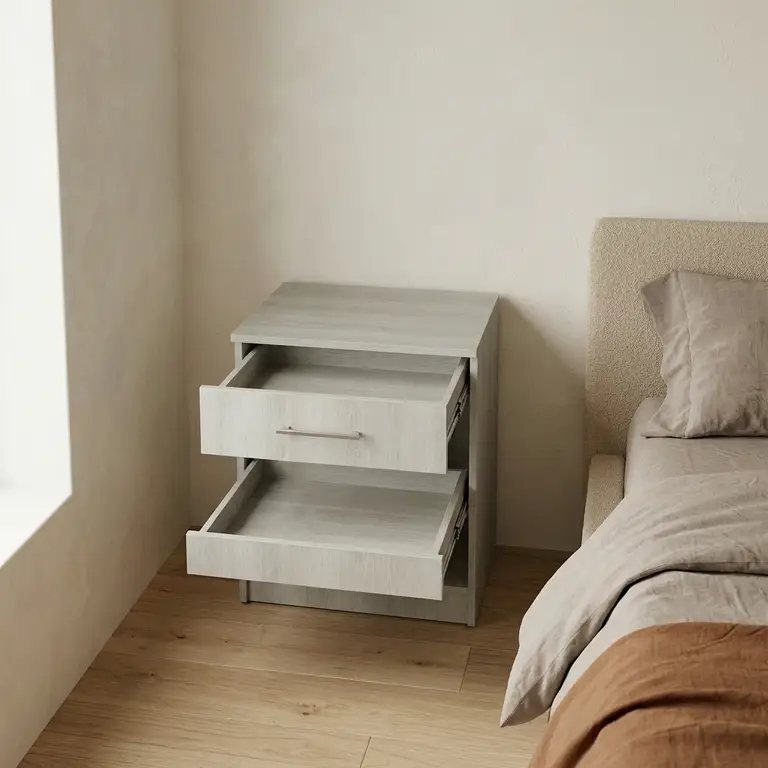 Meuble à tiroir et tablette coulissante sur mesure
