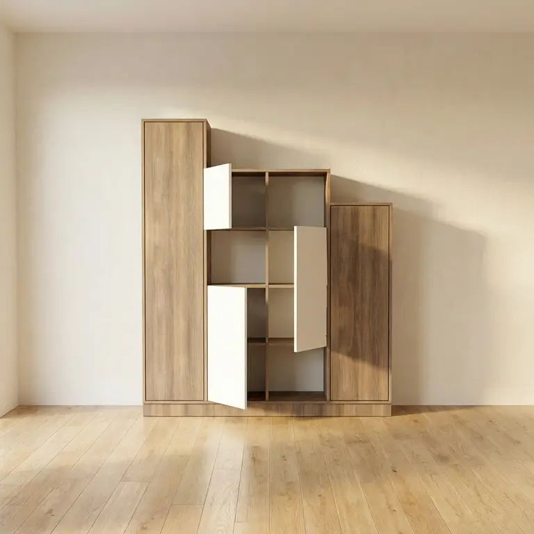 Variable height wardrobe