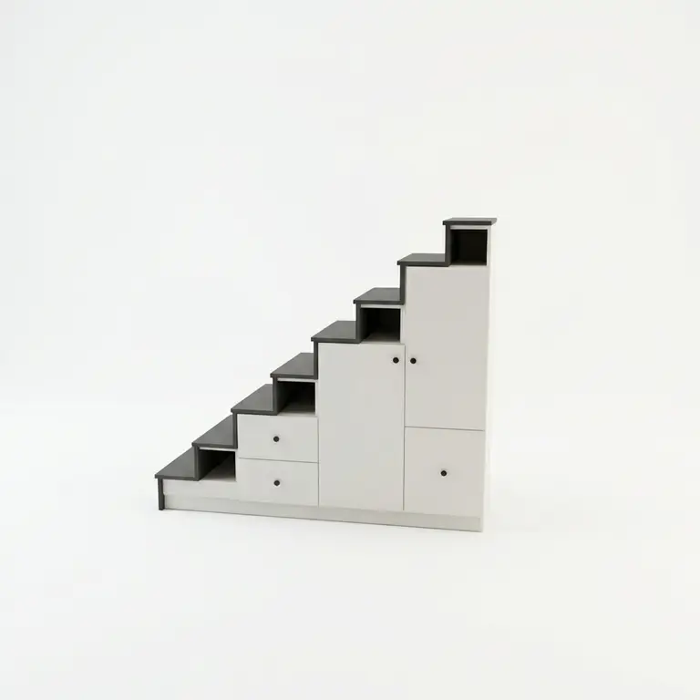Meuble escalier avec tiroirs sur mesure