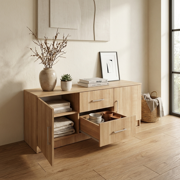 commode sur mesure bois
