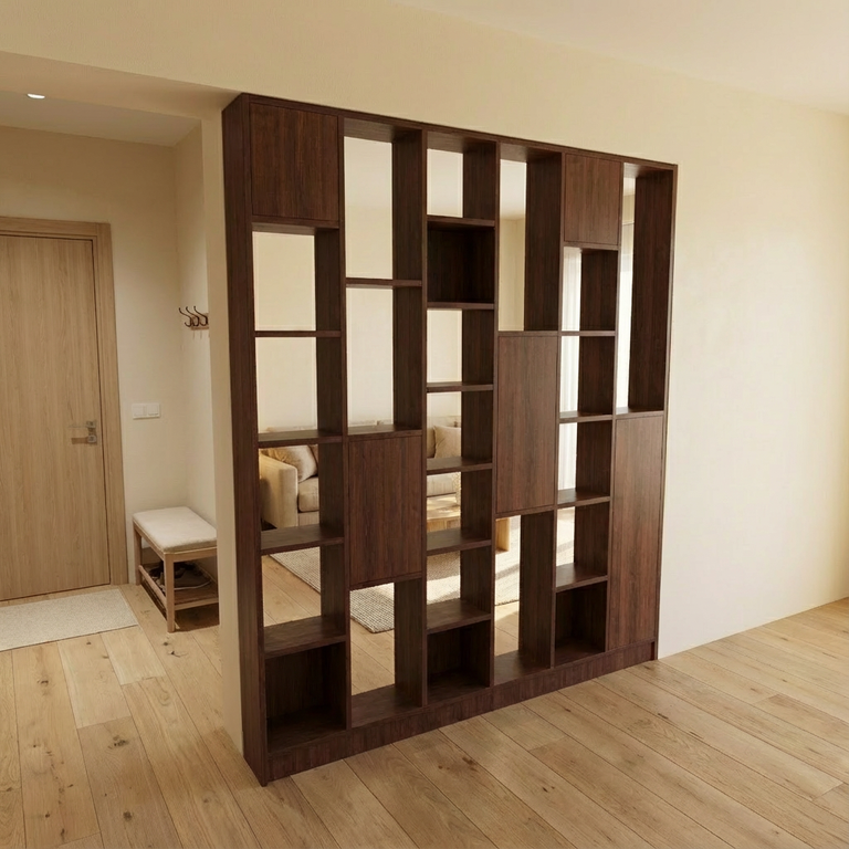 Modular wooden room divider - Vue 2