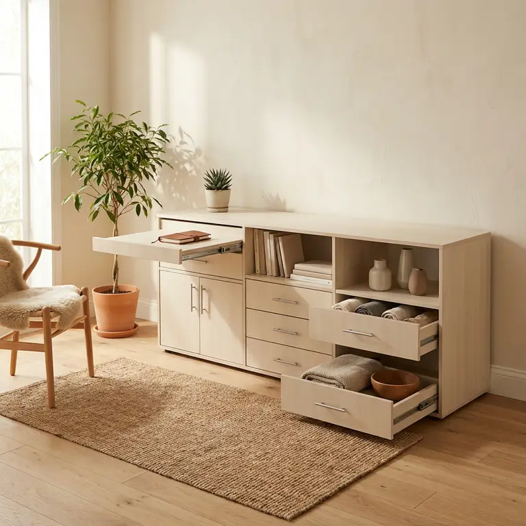Meuble de rangement sur mesure, chambre ou salon