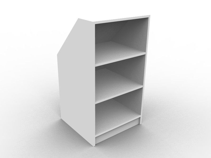 Shelf subframe with shelves 