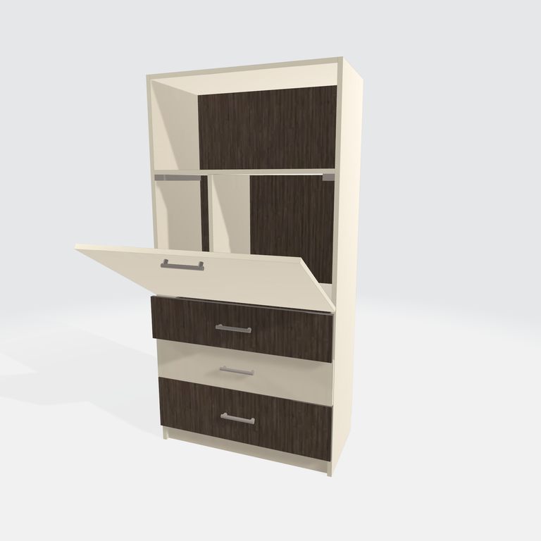 Bureau abattant personnalisable