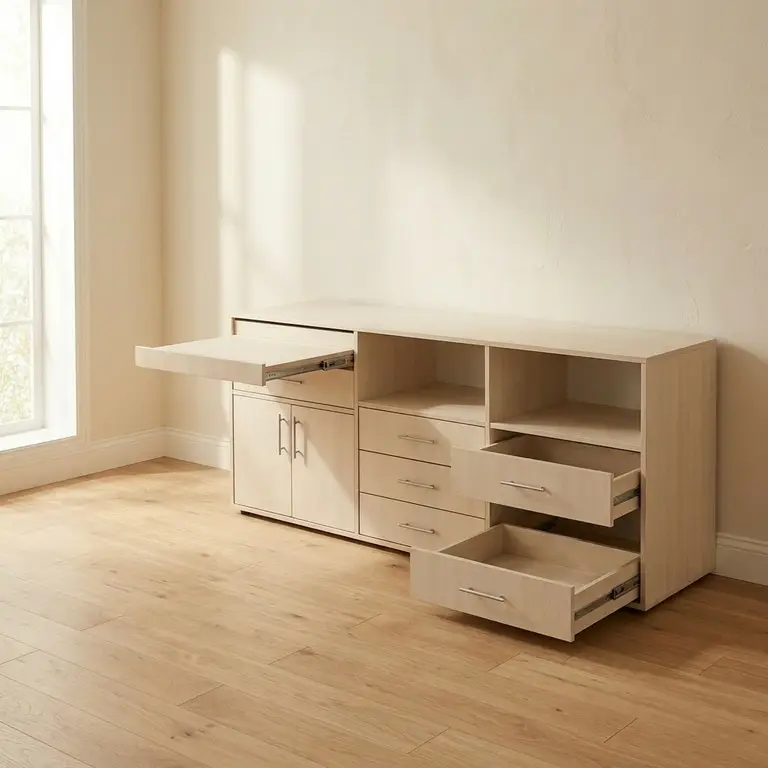 Meuble de rangement sur mesure, chambre ou salon