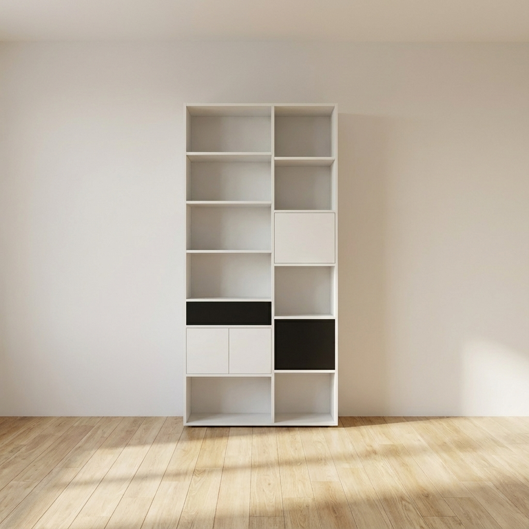 bibliothèque bicolor