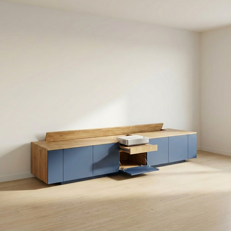 Meuble TV pour vidéoprojecteur ultra courte focale