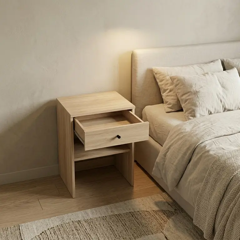 Customisable wooden nightstand