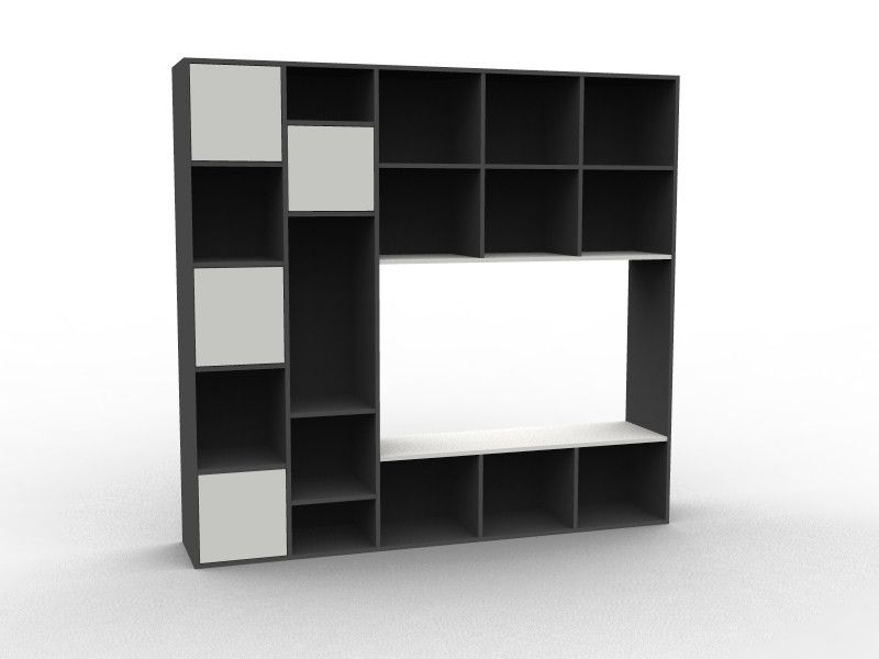 Bookcase TV niche