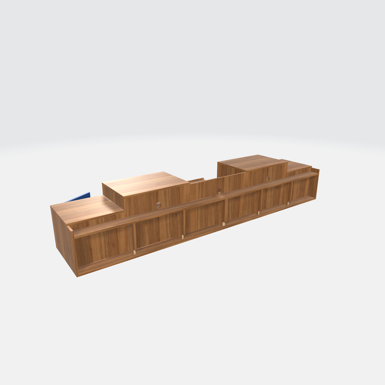 Meuble vidéoprojecteur ultra courte focale sans trappe à l'arrière - Vue 2