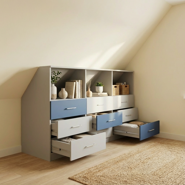 Commode sous-pente arrière