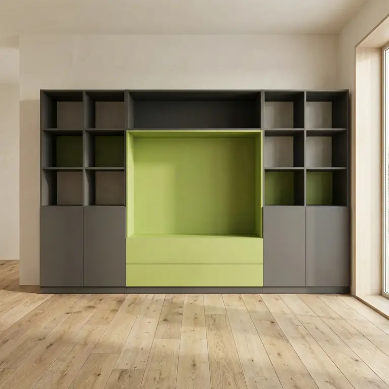 Grand meuble de salon, niche TV - Vue 2