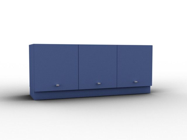 Meuble design et coloré avec porte relevable