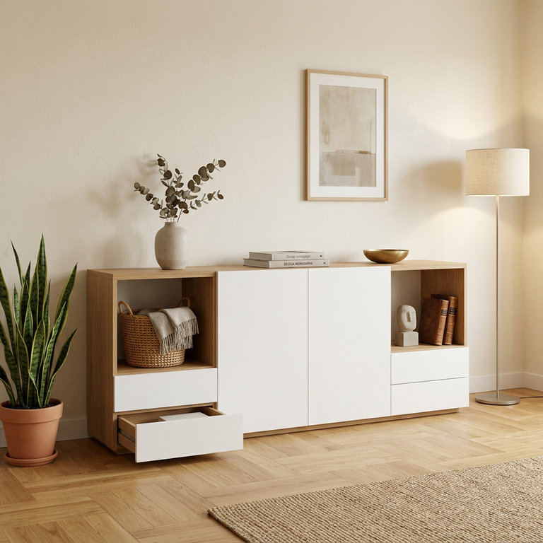 Commode de salon sur-mesure