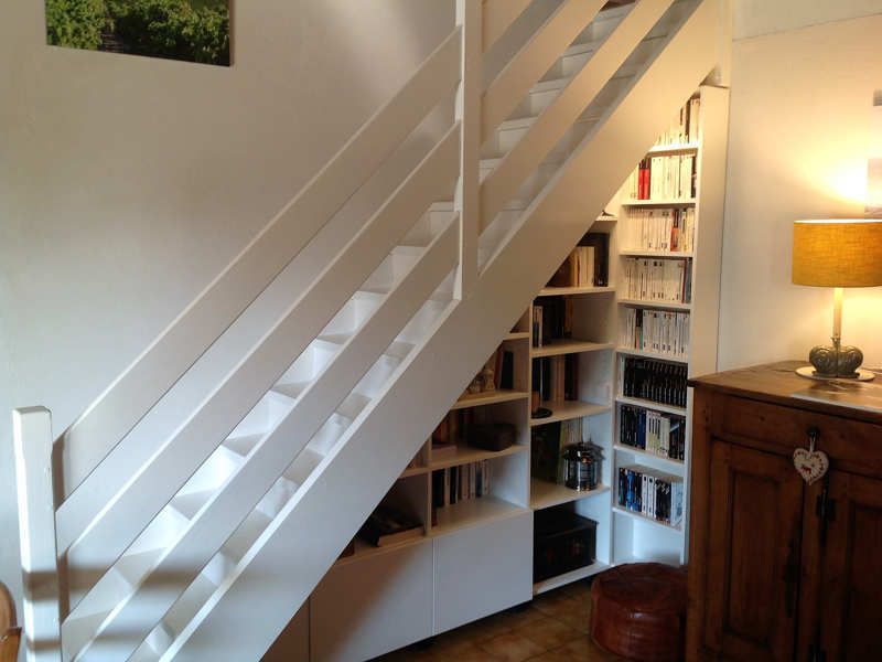 meuble sous escalier configurable