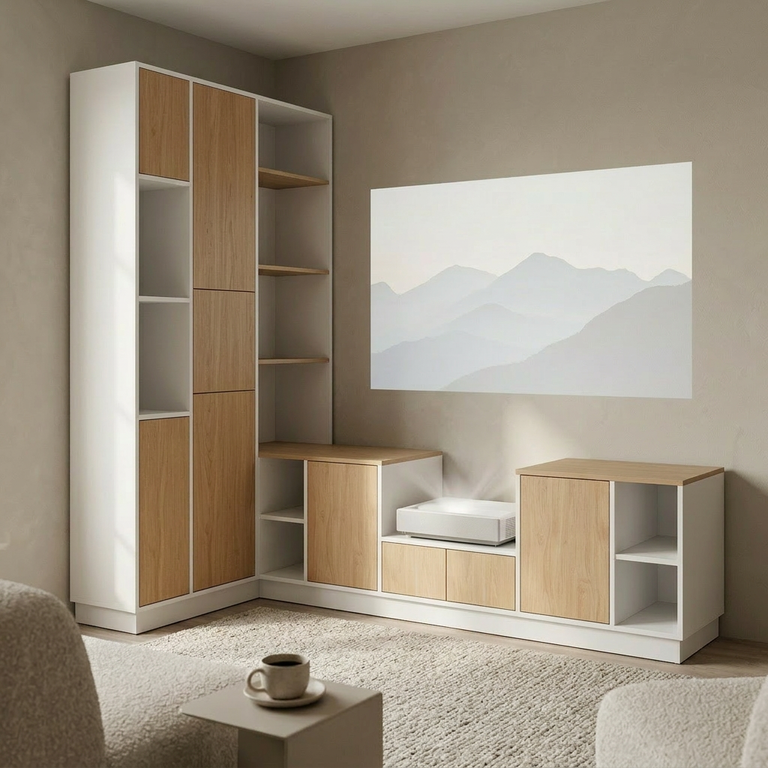 Assemblage de meubles TV pour vidéoprojecteur 