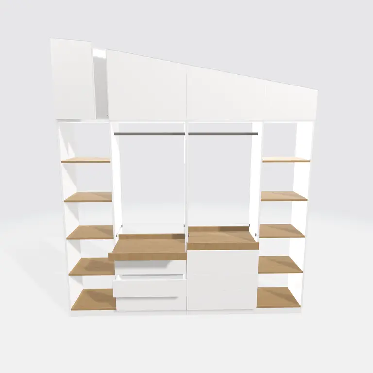 Dressing sur mesure en sous pente - Vue 3
