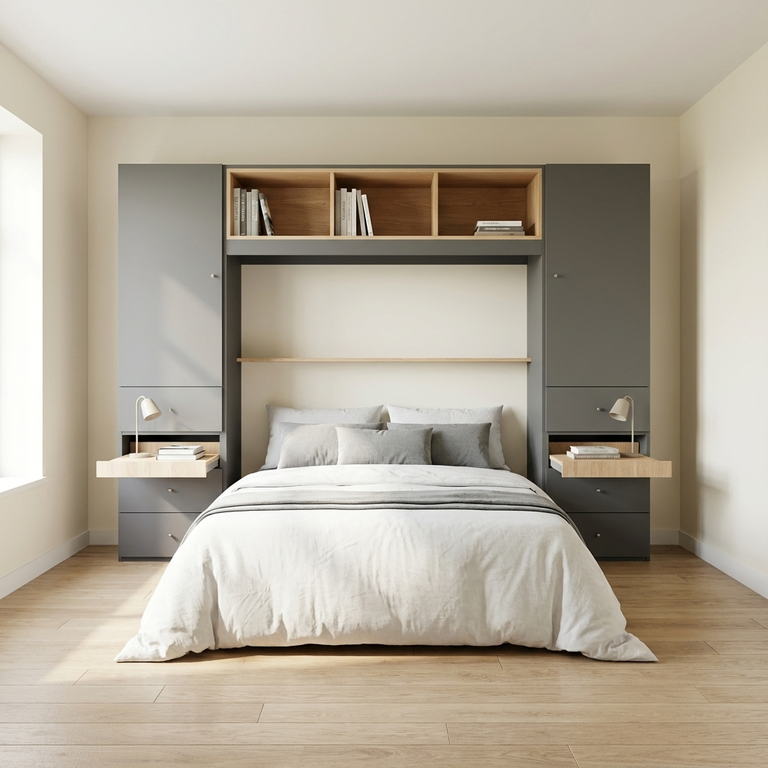 Pont de lit rangement personnalisable