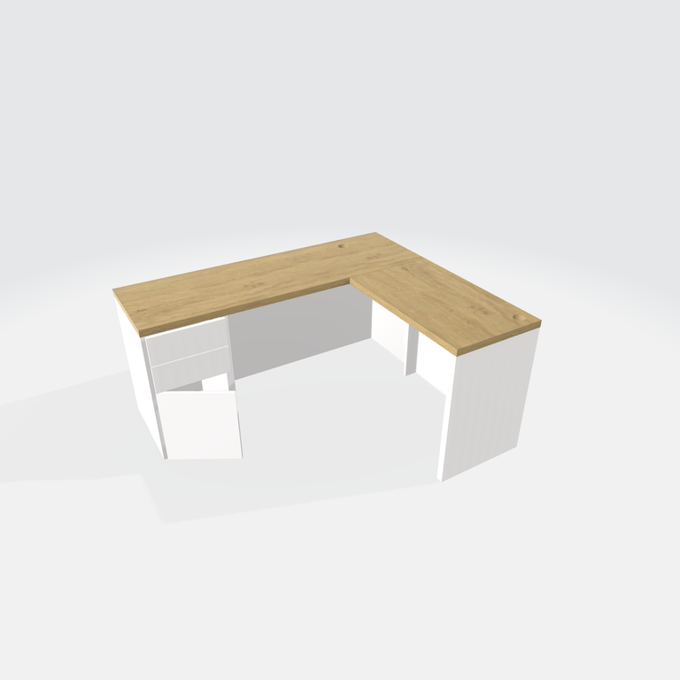 Bureau en angle sur mesure