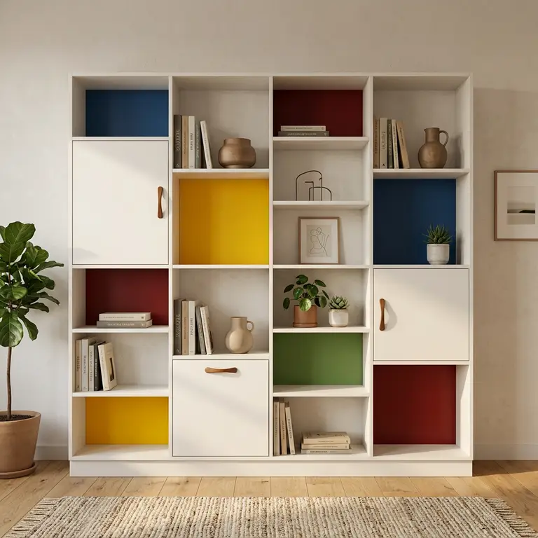 Bibliothèque colorée
