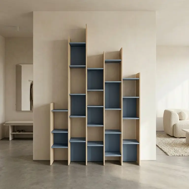 Customisable, unstructured room divider