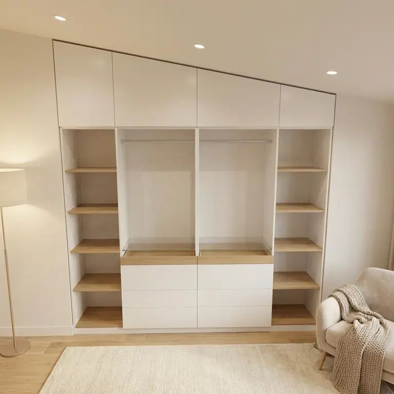 Dressing sur mesure en sous pente