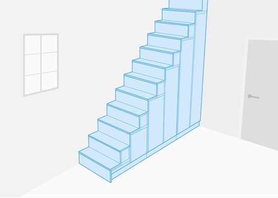 Meuble escalier sur mesure