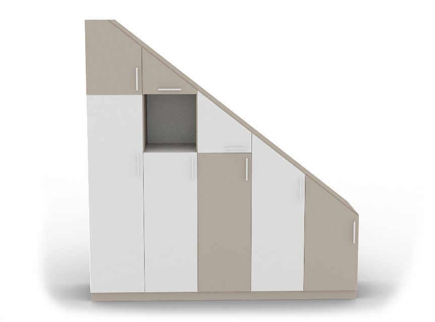 Meuble sous escalier à configurer