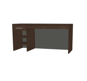 Bureau sur mesure, rangement personnalisable