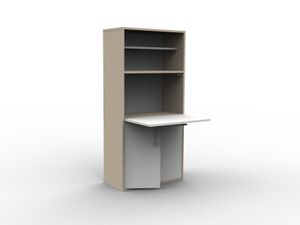 Bureau 70cm avec abattant secrétaire