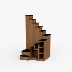 Custom-made small space spiral staircase furniture