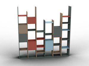 Variable height bookshelf
