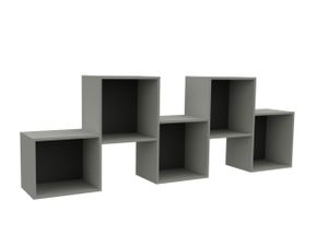 Cubic wall shelf